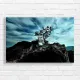 Dramatic Lone Tree Rocky Vista Canvas Print