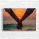Romantic Sunset Embrace Canvas Print