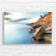 Serene Coastal Cliff & Ocean Canvas Print