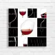 Elegant Red Wine Moments Canvas Print