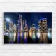Cityscape Night View Canvas Print