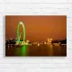 London Eye Nightscape Big Ben Canvas Print
