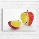 Surreal Apple Lime Fusion Canvas Print Art