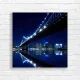 New York City Bridge Nightscape Canvas Print