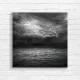 Dramatic Stormy Sea Lightning Canvas Print