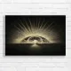 Abstract Sunburst Canvas Print