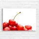 Vibrant Red Cherries Still Life Canvas Print