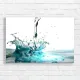 Dynamic Water Splash Canvas Print for Serene Spaces