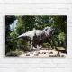 Roaring T-Rex Jungle Adventure Canvas Print