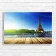 Parisian Dream Eiffel Tower Seine River Canvas Print