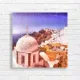 Santorini Village Canvas Print | Aegean Paradise Art
