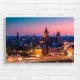 Amsterdam Skyline Twilight Canvas Print