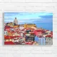 Vibrant Lisbon Rooftops Cityscape Canvas Print