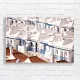 Mediterranean White Rooftops Canvas Print