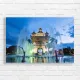 Patuxai Landmark Fountain Laos Canvas Print