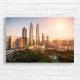 Kuala Lumpur Skyline Sunset Canvas Print