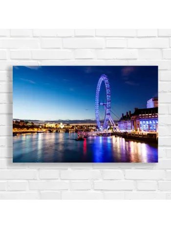 London Eye at Dusk Canvas Print