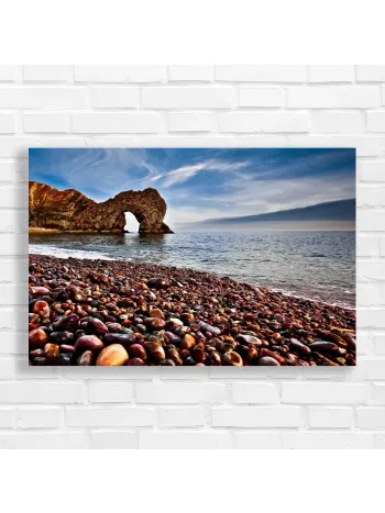 Durdle Door Coastal Arch Canvas Print