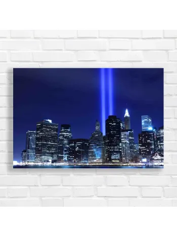Remembering NYC Skyline Tribute Canvas Print