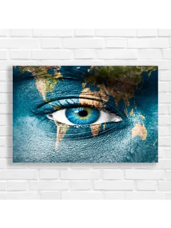 Eye of the World Artistic Canvas Print