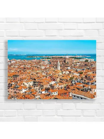 Stunning Venice Rooftops Panorama Canvas Print